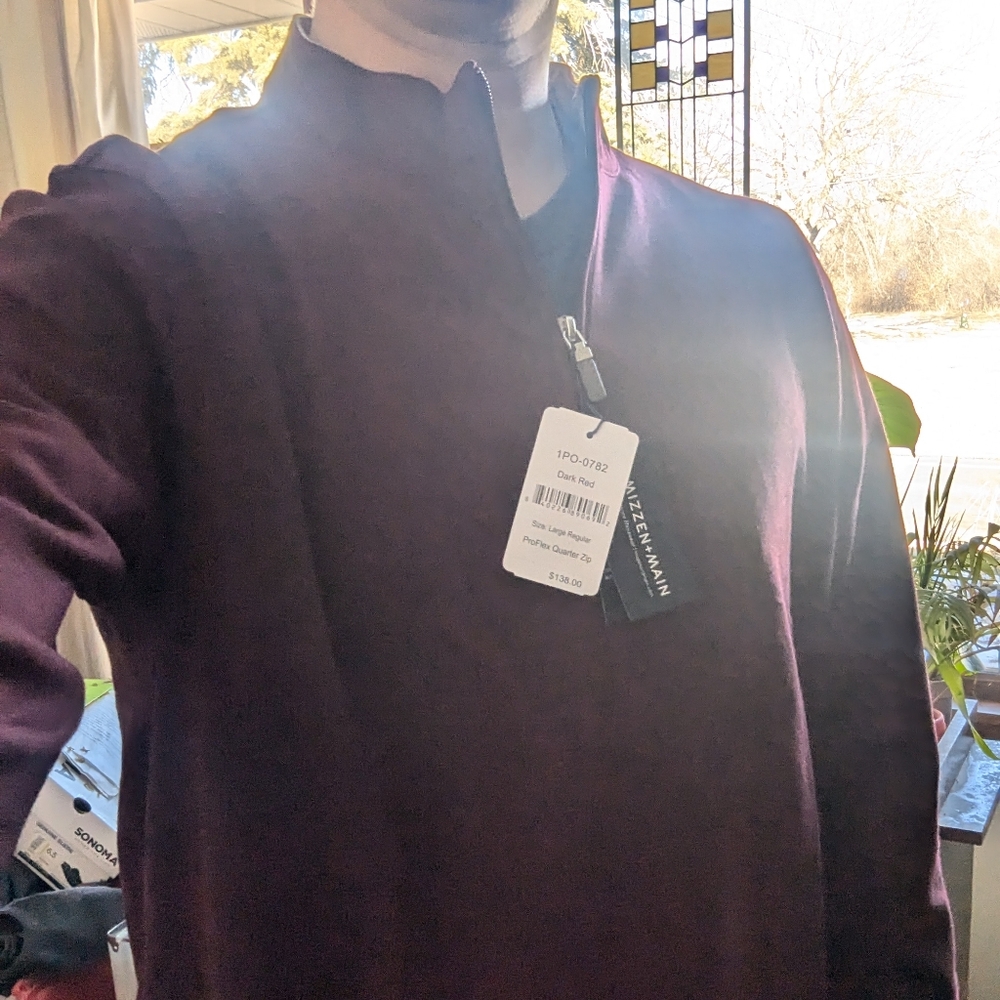 Quarter zip sweater / pull over